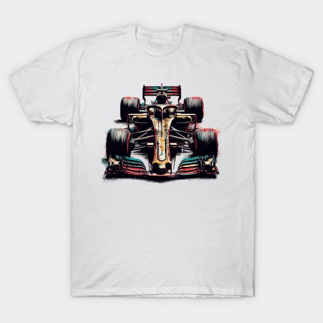 Formula One T-Shirt by Vehicles-Art